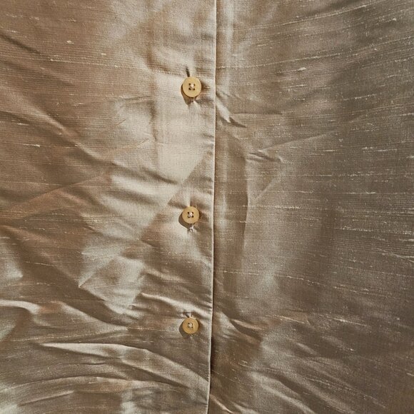 Vintage Silk Lore Beige Blouse Set - Picture 4 of 12